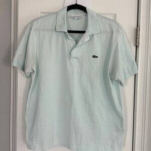 Lacoste Men’s Pale Mint Pique Polo Shirt